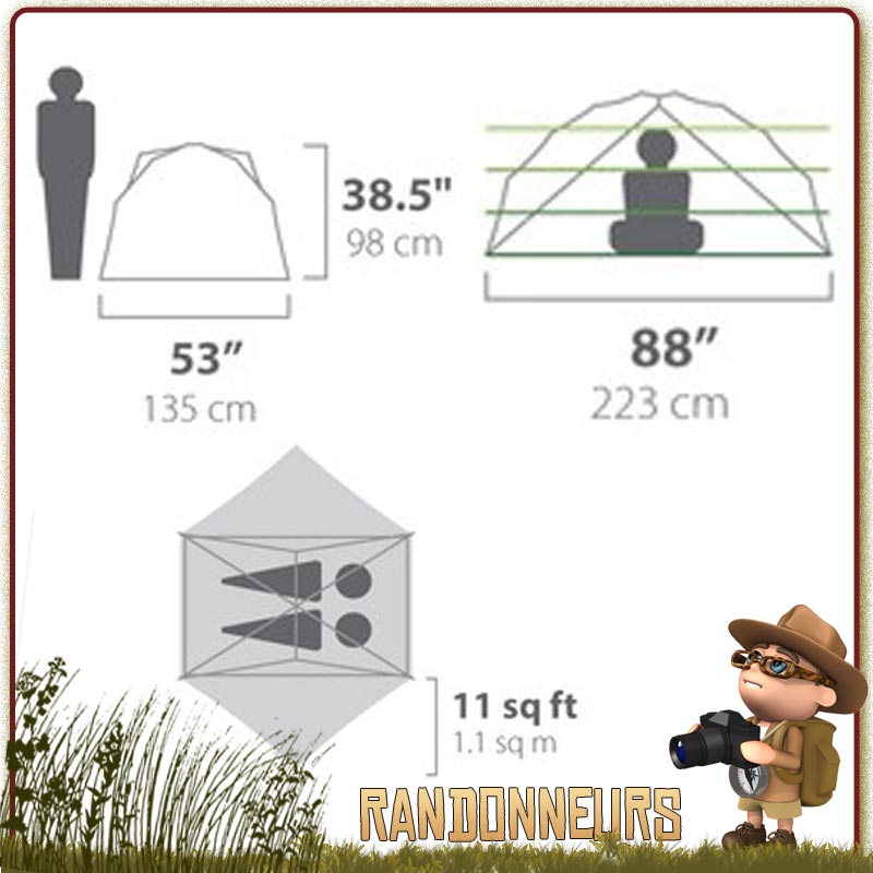 Tente randonnée ultra légère NEMO, comparer les tentes NEMO pour choisir au meilleur prix votre tente NEMO