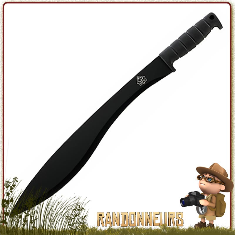 Machette lame 42 cm de Puma Tec, en acier 420, manche gomme idéale pour  travaux de coupes et débroussaillage bushcraft