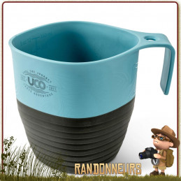 Tasse Pliante 35 cl UCO en plastique alimentaire sans bpa de randonnée bivouac léger