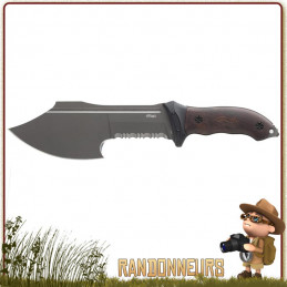 Machette FTK XXL Walther, en acier 440C avec revêtement noir antireflets randonnée bushcraft