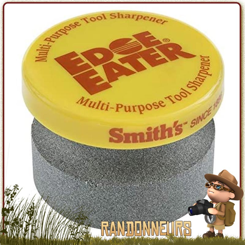 Pierre Affutage Ronde Smiths pour aiguiser le tranchant de votre outil hache bushcraft