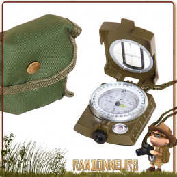 Boussole de poche pocket compass noire avec viseur