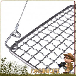 Grille de grill portable ultra légère en titane Origin Outdoors pour bivouac bushcraft ultra léger