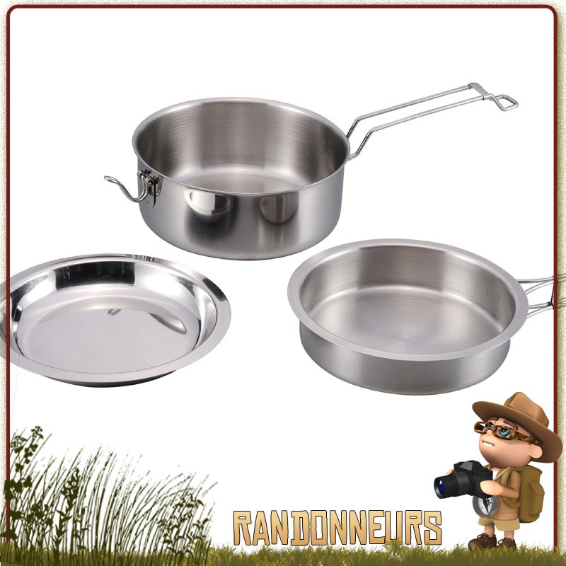 Set Cuisson casserole Snap Pack Origin Outdoors bivouac bushcraft