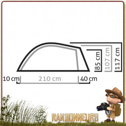 Tente LITETREK 3 places Salewa de randonnee en montagne 3 saisons autoportante ultra légere