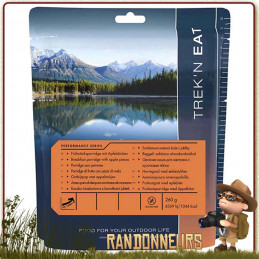 Porridge aux pommes Trek'n Eat sachet lyophilise pour randonner