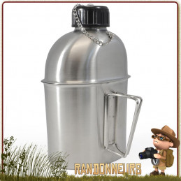 Gourde militaire Inox avec quart Origin Outdoors randonnee bushcraft armee