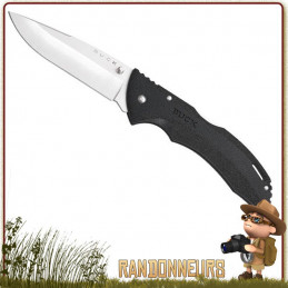 Couteau Bantam Noir BUCK - Couteau pliant Buck, le Bantam propose une lame acier 420 de 8 cm à cran intérieur