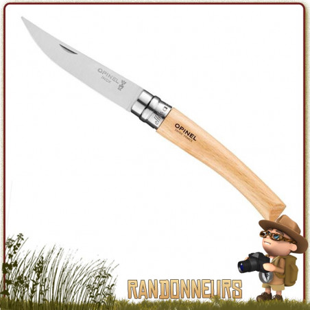 Couteau Opinel 8 VRI Effile Hêtre