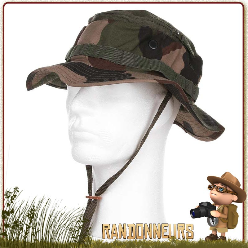 Chapeau militaire de brousse CAMO avec moustiquaire Fostex Chapeau militaire de brousse CAMO avec moustiquaire Fostex
