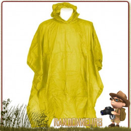 Poncho pour randonner Fostex Jaune