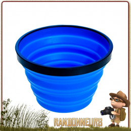 Mug pliable plastique souple 48 cl pour randonner léger, silicone sans bpa trekking ultra léger et incassable