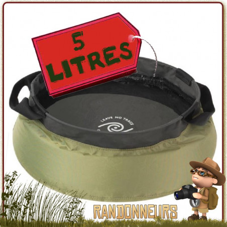 Bassine Souple Pliable 5 Litres Sea To Summit