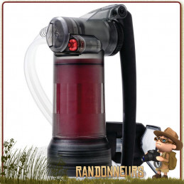 filtre GUARDIAN de MSR est un filtre pompe qui permet de purifier l'eau présente dans la nature en randonnée