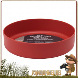 Assiette DeepDish large MSR pour randonner léger, Polypropylène vaisselle  ultra légère et incassable, pour le camping