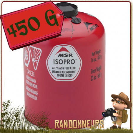 Cartouche Gaz MSR IsoPro 450g