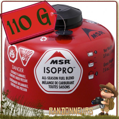 Cartouche de Gaz IsoPro 110g MSR