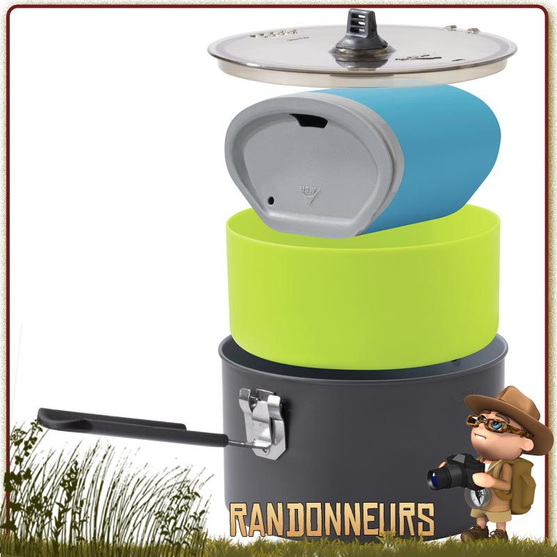 Casserole camping 2.5L revêtement céramique de MSR - Achat de popotes