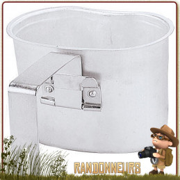 Quart gamelle aluminium Rothco type US GI's. Qualité et robustesse de ce quart matériel et popote bushcraft survie