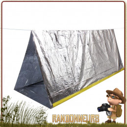 tente abri de survie, toile de tente en couverture de survie isothermique pour se protéger du froid et de la pluie