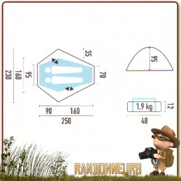 tente OURAL 4000 Jamet, dome tunnel de camping 2 deux places deux saisons. tente oural jamet de randonnée légère