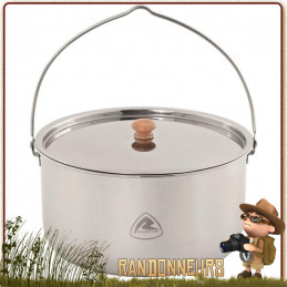 faitout casserole Inox 6L Ottawa Robens popote bushcraft bivouac