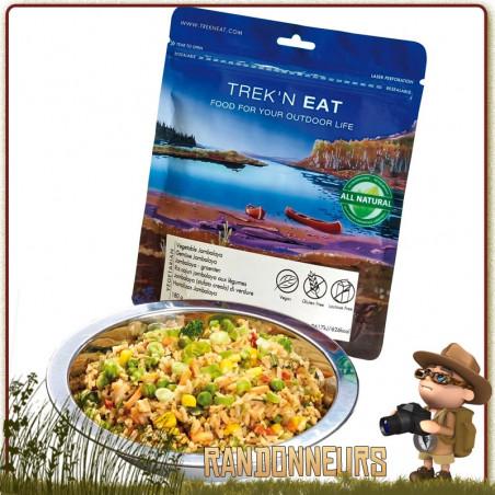 Riz Cajun Jambalaya aux Légumes Trek'n Eat