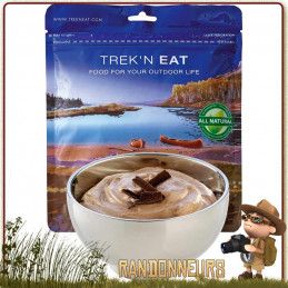 Sachet de dessert lyophilisé de randonnée Mousse au Chocolat Trek'n Eat