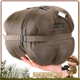 Sac de couchage SLEEPER EXTREME Snugpak Fibres isolantes synthétiques creuses bivouac bushcraft