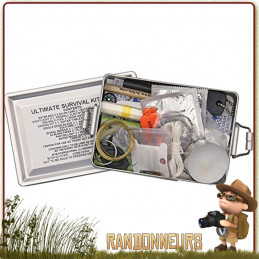 Kit de Survie complet pochette étanche robuste BCB de randonnée