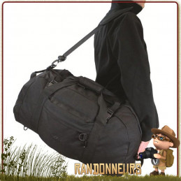 Sac cargo Portage Militaire LOADER 65 Litres NOIR Highlander de voyage