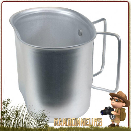 Quart Aluminium 55 cl avec Anses Highlander