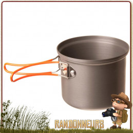 Set de cuisine et randonnée légère Furno 360 Degrees comportant une popote de 85 cl avec couvercle de 35 cl, un réchaud gaz