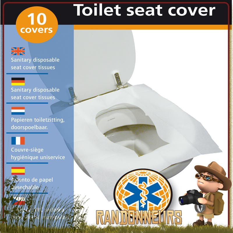 couvre-sièges hygiénique TravelSafe, protégez vous des toilettes publiques de la lunette des WC publics sales