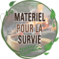 matériel de survie randonnée bushcraft nature équipement kit pour survivre en forêt couverture de survie sifflet scie commando