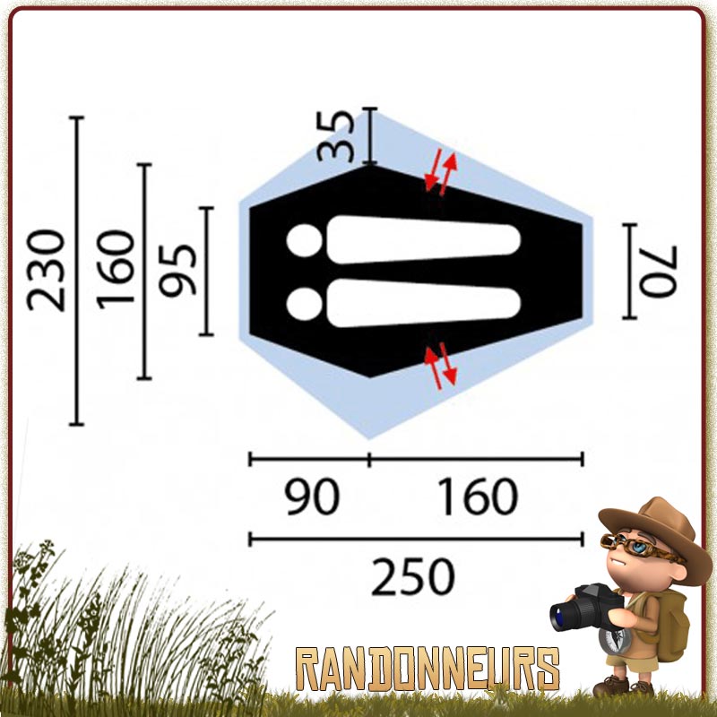 Tente randonnée ultra légère JAMET, comparer les tentes JAMET pour choisir au meilleur prix votre tente JAMET