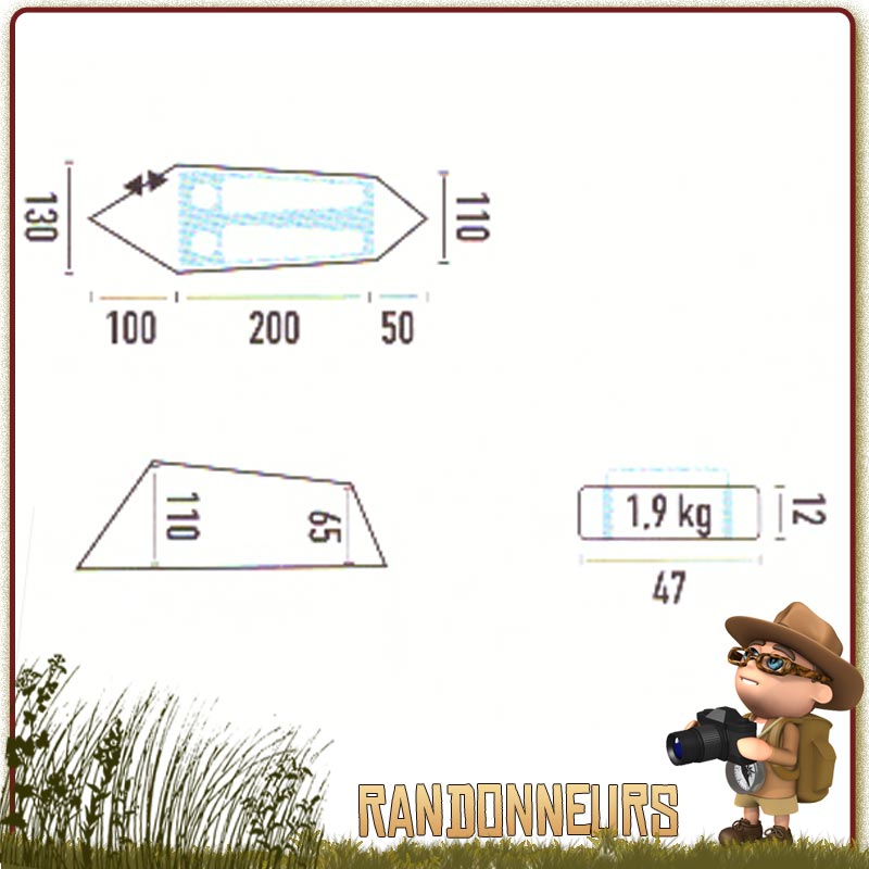 Tente randonnée ultra légère JAMET, comparer les tentes JAMET pour choisir au meilleur prix votre tente JAMET