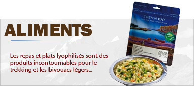 Sachets repas lyophilisés